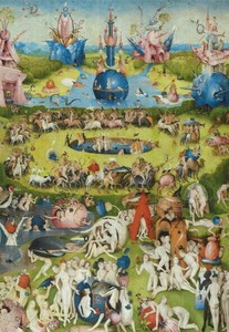 ポストカード アート ヒエロニムス・ボス「快楽の園/縮小図」絵画/カラーオランダ