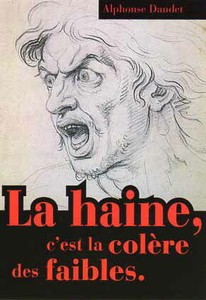 ポストカード アート ルブラン「悲鳴を上げる男」A.ドゥーデ「嫌悪は弱さの怒りである」
