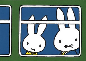 明信片 Miffy米飞兔/米飞