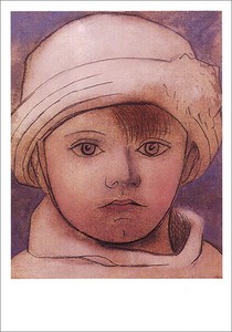 ポストカード アート ピカソ「幼少期のパウロの肖像」