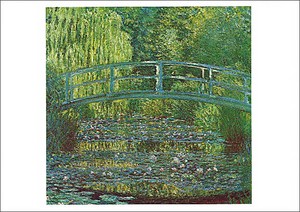 ポストカード アート モネ「睡蓮、緑の調和」