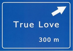 ポストカード メッセージ カルトーエン「True Love/真実の愛」