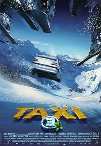 ポストカード シネマ「タクシー3」（アクション映画）