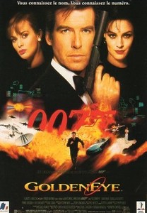 ポストカード シネマ「007ゴールデンアイ」（アクション映画）「ピアース・ブロスナン」