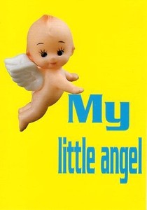 ポストカード カラー写真 小さな天使