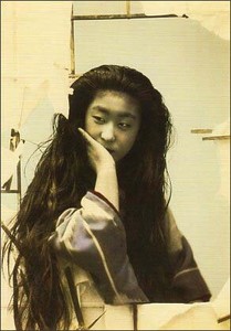 ポストカード カラー写真 女性（江戸時代末期の日本人）