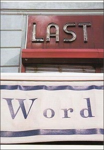 ポストカード カラー写真「LAST Word」