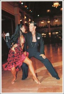 ポストカード カラー写真 BLACKPOOL FINALISTS('99) Alan Tornsberg & Serena Lecca