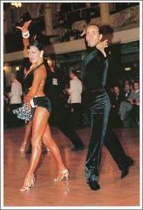 ポストカード カラー写真 BLACKPOOL FINALISTS('99) Michael Wentwink & Beata