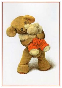 Postcard Teddy Bear