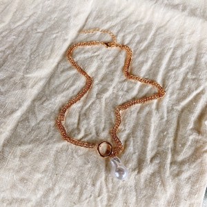 Double Chain Bohemian Pearl Necklace