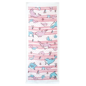 洗脸毛巾 AQUA 海豚 日式手巾