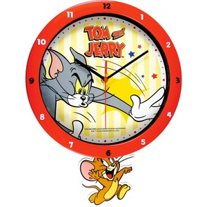 "Tom and Jerry" Swing Clock Squid