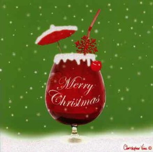 Greeting Card Christmas Christmas Drink Message Card