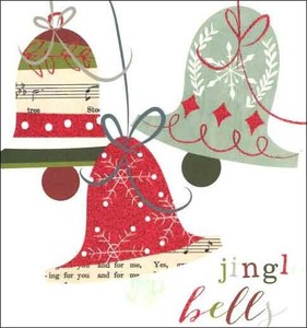 グリーティングカード クリスマス「ジングルベル」メッセージカード
