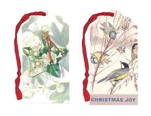 Greeting Card Christmas Message Card Die-cut Set of 2