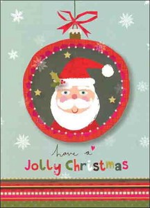 Greeting Card Christmas Santa Claus Message Card