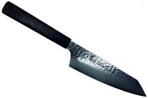 Japanese Cooking Knife type Santoku Dark Red