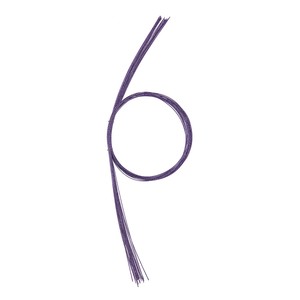 【セール品】羽衣水引　紫　デコレーション素材　20本入　水引