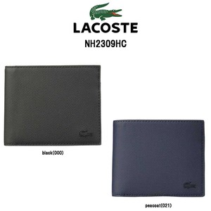 LACOSTE(ラコステ)二つ折り 財布 カードケース 免許証 PVC メンズ NH2309HC