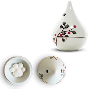 HASAMI Ware Made in Japan Aroma Diffuser 5 5 8 cm Cat Paw type Aroma Stone 5 Pcs Nut
