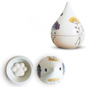 HASAMI Ware Made in Japan Aroma Diffuser 5 5 8 cm Cat Paw type Aroma Stone 5 Pcs Herb