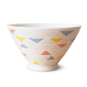 Hasami ware Rice Bowl Small Triangle M Made in Japan