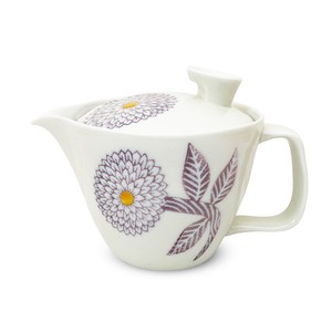 Hasami ware Japanese Teapot with Tea Strainer Small Dahlia Tea Pot 240ml Made in Japan