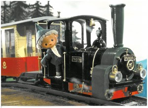 ■ポストカード■ ドイツ直輸入　Little Sandman 機関車