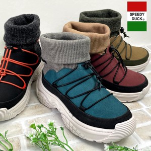 2-Way Light-Weight Thick-soled Short Boots 80 2 Ladies Sneaker