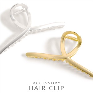 MAGGIO Adult type Mat Metal Wide Hair Ban Clip Hair Clip Barrette