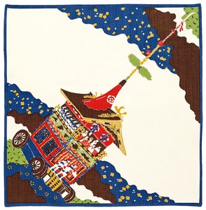 Shantan "Furoshiki" Japanese Traditional Wrapping Cloth Blue