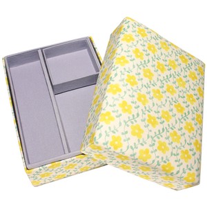 Sewing Lemon Floral Pattern Yellow Sewing Box Sewing