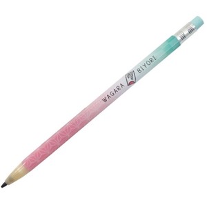 【シャープペン】和柄びより 鉛筆型シャープ 水彩 いちまつ もも