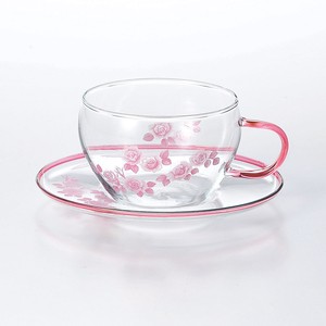 茶杯盘组/杯碟套装 粉色