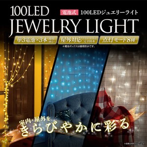 Battery 100 LED Jewelry Light