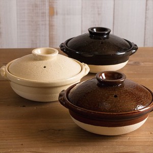 Japanese Tableware Earthen Pot / Clay pot Plates Made in Japan