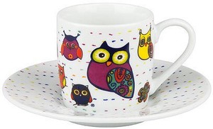Mug Animals Owl Colorful
