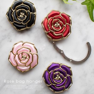 Alloy Bag Holder Rose rose Elegant Gold