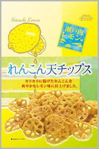 【ダイコー食品】れんこん天チップス瀬戸内レモン味　50g
