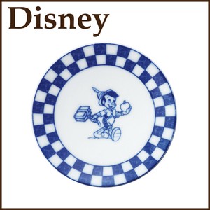 【ディズニー】3230 豆皿（ピノキオ）〈小粋染付〉※在庫数お問い合わせください