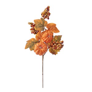 Natural Pumpkin Branch Halloween Flower Artificial Flower