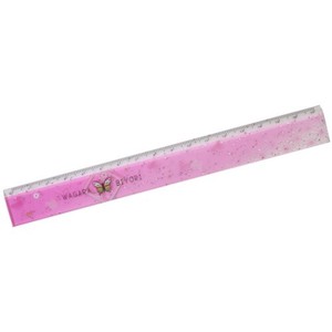 Ruler/Measuring Tool WAGARA BIYORI Pink Ruler M Straight