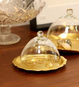 Glass Dome Size S Broom Showcase Glass Cover Display Case