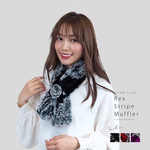 Thick Scarf Slit Scarf Rabbit 3-colors