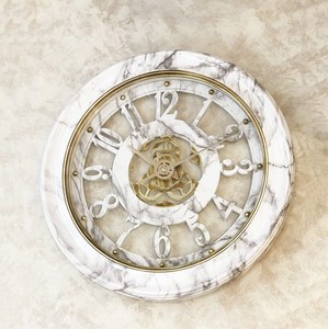 Akizuki Trading Victorian Palace Wall Clock Marble ZEBRA Marble