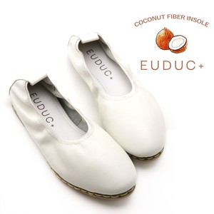 Basic Pumps Ballet Shoes White Ethical Collection Genuine Leather