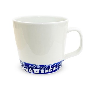 Hasami ware Mug Flower Blue collection 270cc Made in Japan