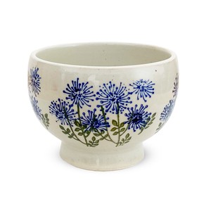HASAMI Ware Made in Japan Soup Bowl Free 3 50 Wildflowers Blue