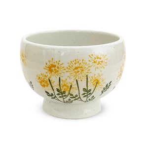 HASAMI Ware Made in Japan Soup Bowl Free 3 50 Wildflowers Yellow